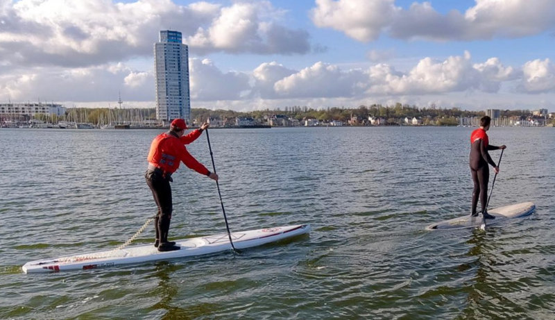 SUP-Paddeln auf der Schlei